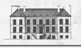 La façade du « château » de Vaudreuil