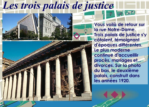 Les trois palais de justice