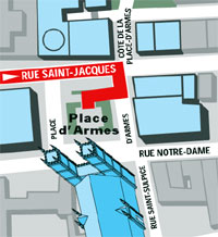 Detailed neighbourhood map